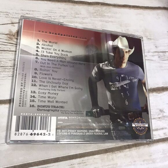 Time Well Wasted (Bonus Cuts) - Audio CD By Brad Paisley - VERY GOOD - Picture 2 of 4